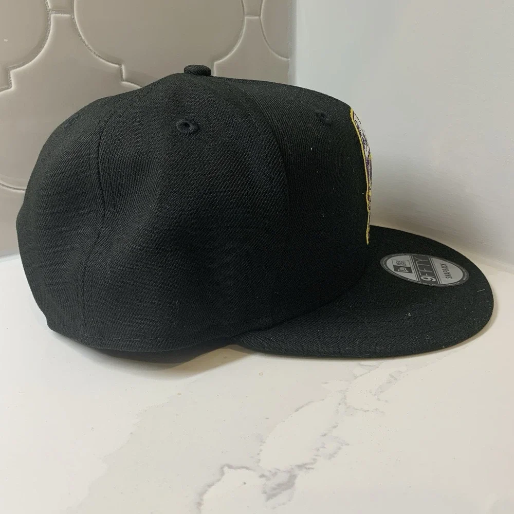 Los Angeles Lakers New Era 9FIFTY Black Sugar Skull Day of the Dead Hat OSFM